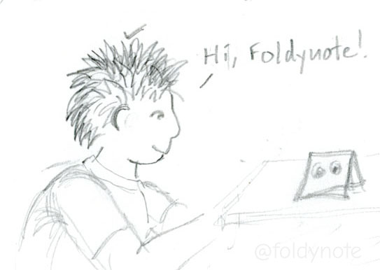 Sketch of the child.